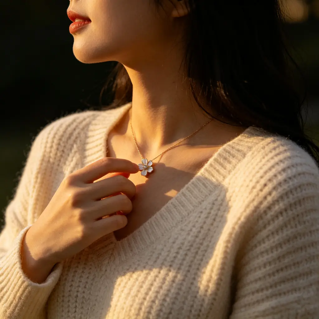 As a brooch